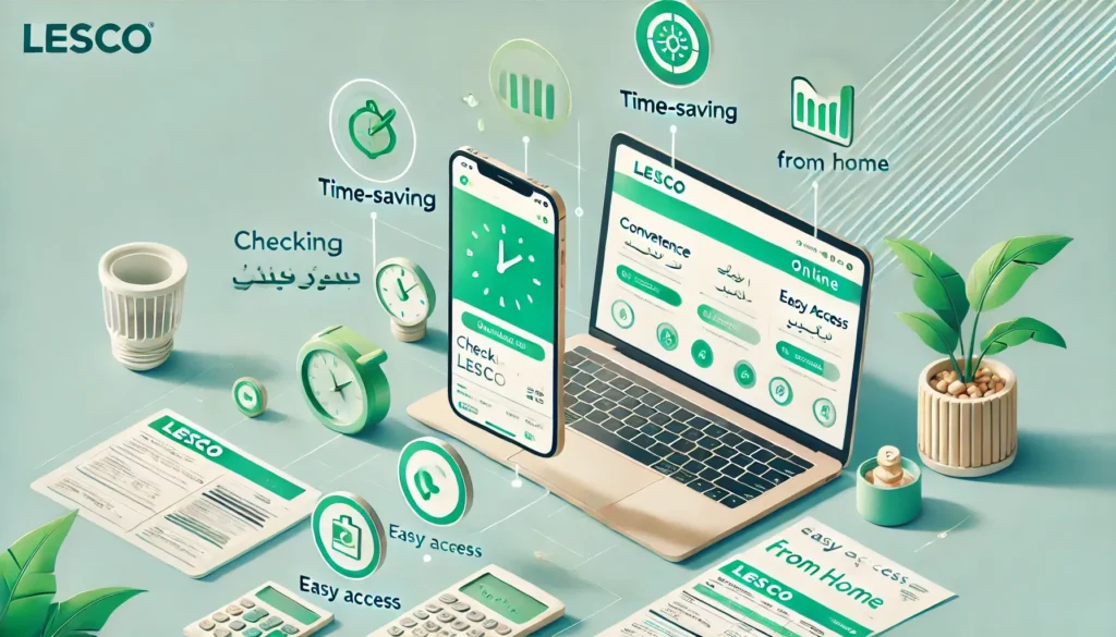 لیسکو بل آن لائن چیک کرنے کے فوائد
